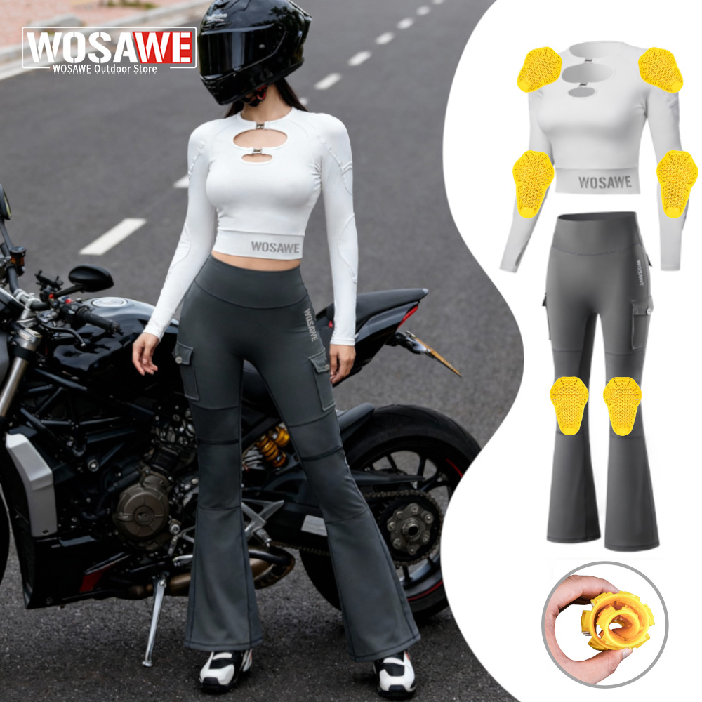 Motorcycle Gear Jacket And Pants - WOSAWE Set Jaket dan Celana Motor
