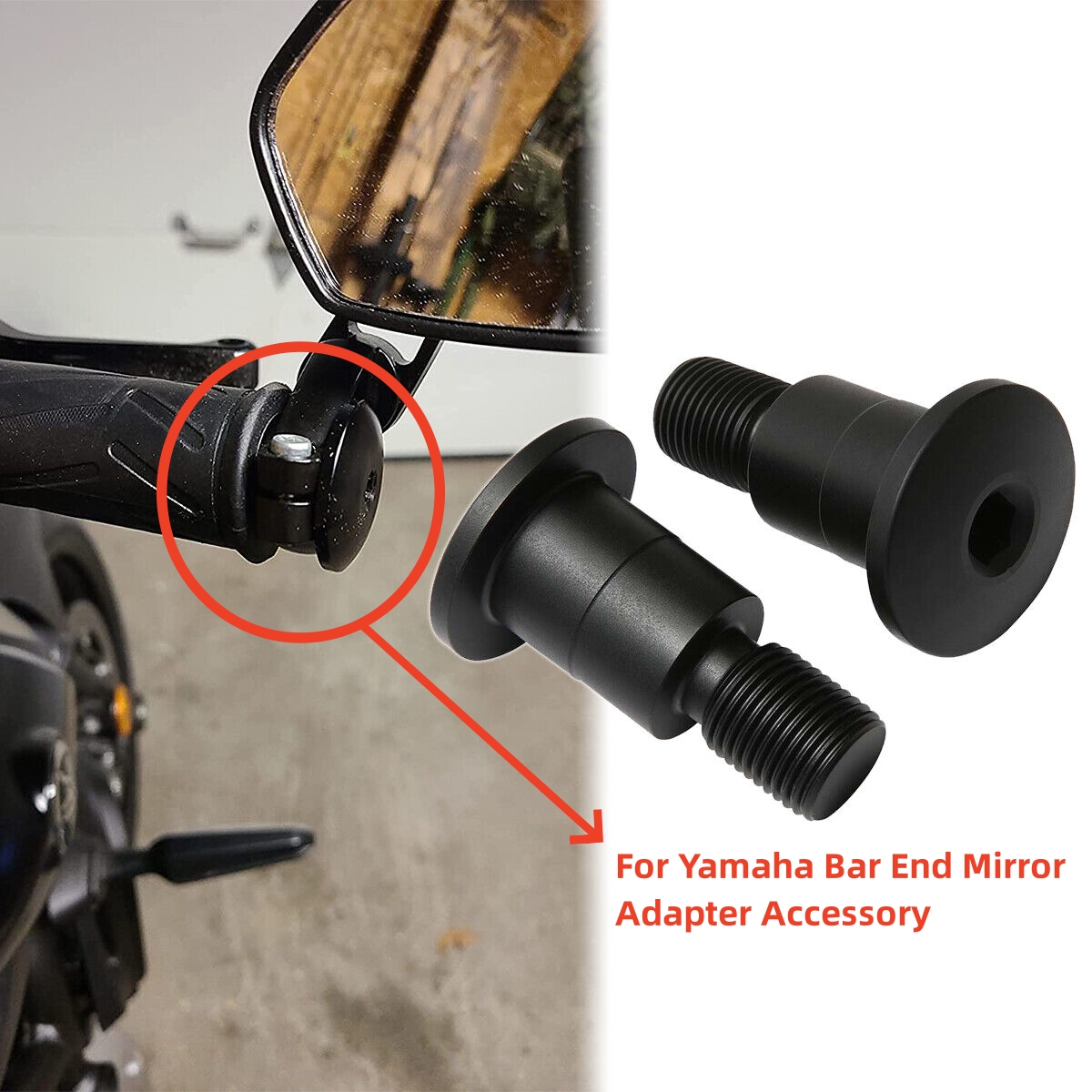 Mirror Extender Bar - Aksesori adaptor cermin ujung Bar sepeda