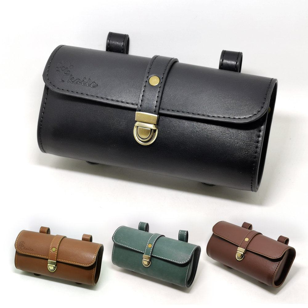 Motorcycle Gear Warehouse - P06 Tas Sepeda Coklat/Hitam Tas Sadel