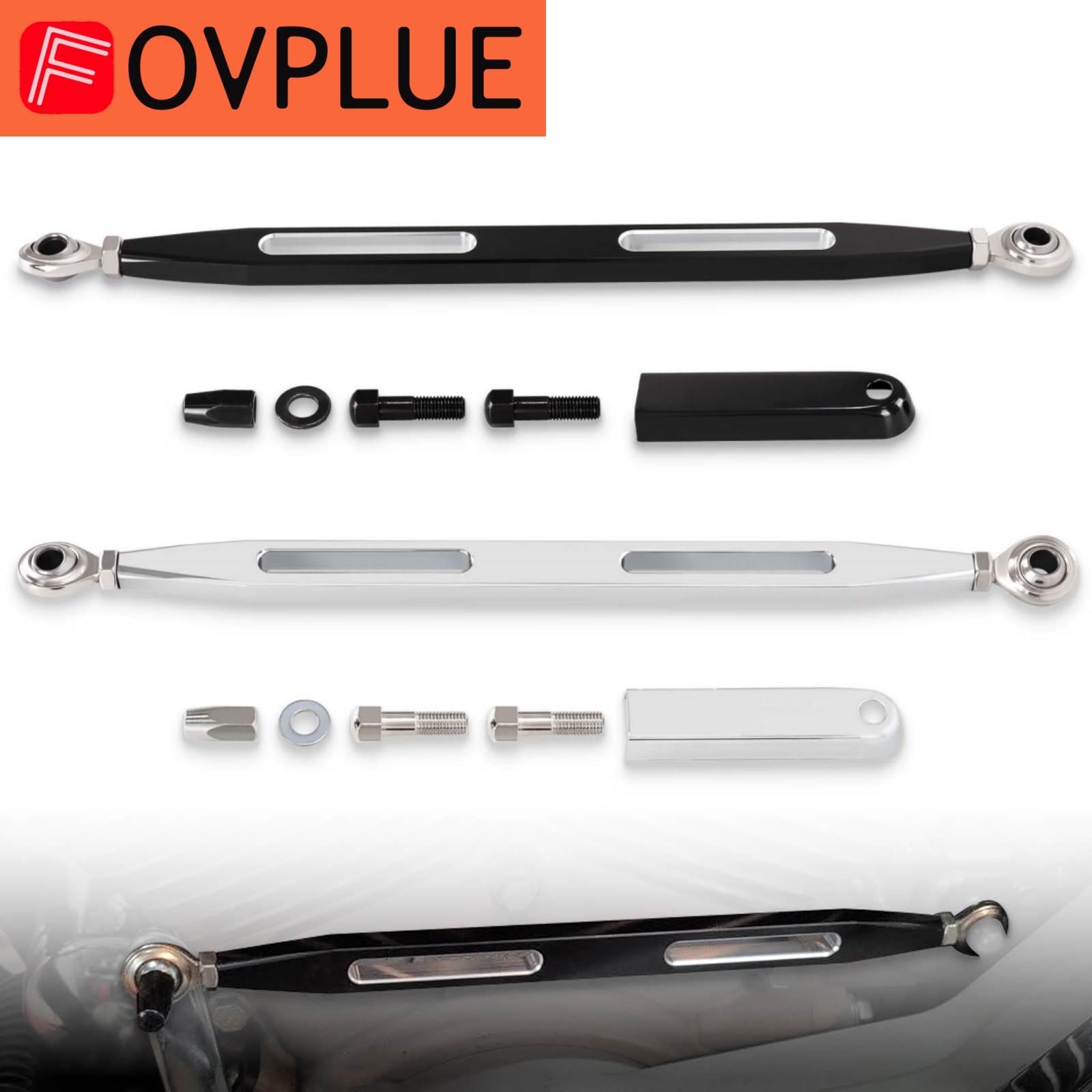 Quality Motorcycle Gear - Tuas Pemindah Gigi Motor 330mm, Sambungan