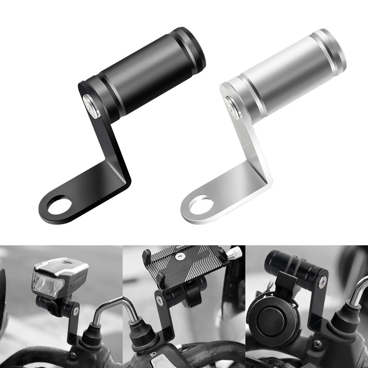 Mirror Extender Bar - Braket Ekspander Cermin Moto Aksesori Motor