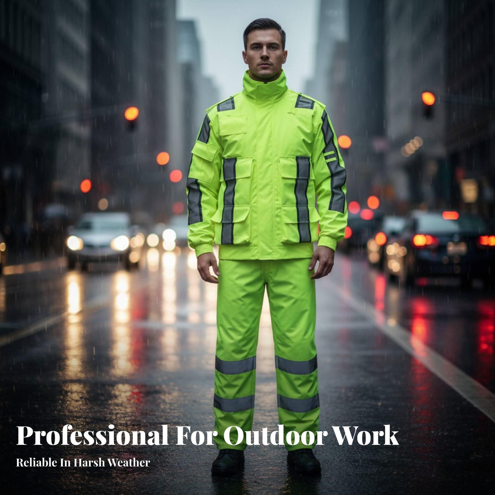 Jas Hujan Reflektif Visibilita - Motorcycle Gear Jacket And Pants ulasan dan harga