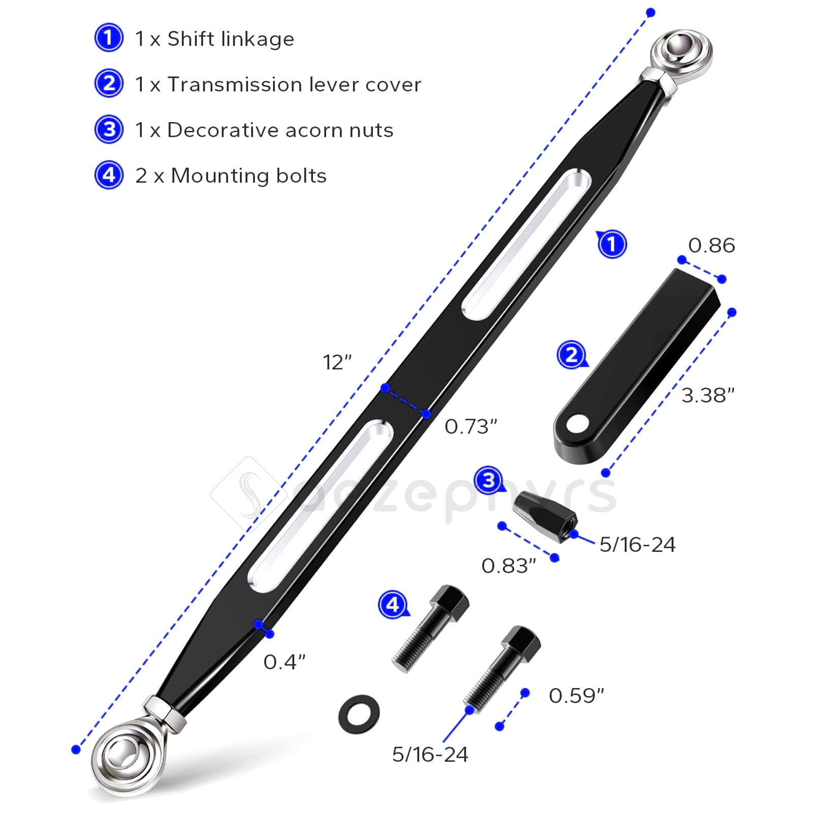 Tuas Persneling Aluminium 330m - Quality Motorcycle Gear ulasan dan harga