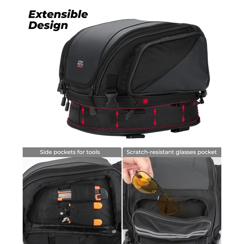 Tas Bagasi Motor 18-22L, Tas S - Motorcycle Gear Warehouse ulasan dan harga