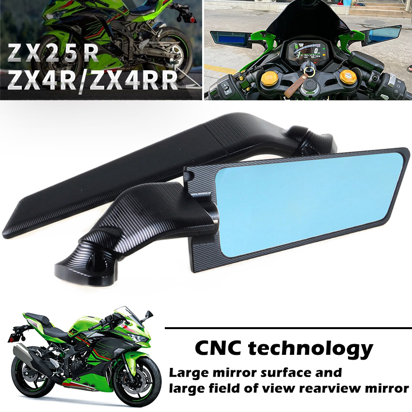 Untuk KAWASAKI ZX4RR/ZX25R/ZX6 - Mirror Extender Bar ulasan dan harga