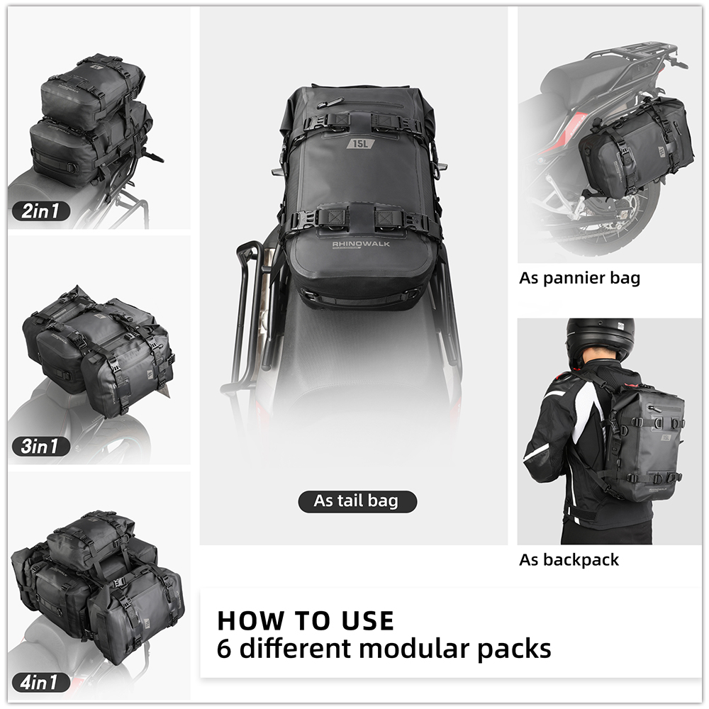 Rhinowalk tas ekor Motor antia - Motorcycle Gear Warehouse ulasan dan harga