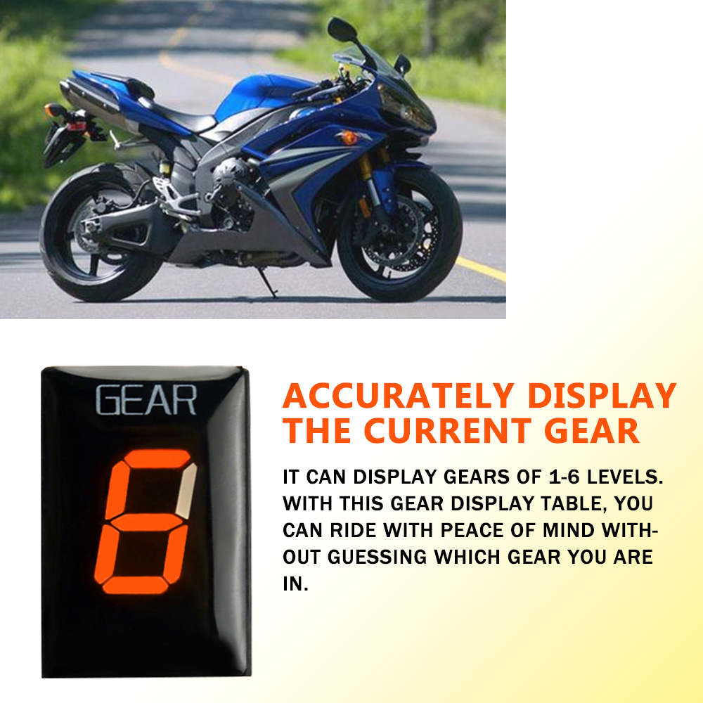 Untuk YAMAHA YZF-R1 YZFR1 YZF- - Motorcycle Gear Indicator ulasan dan harga